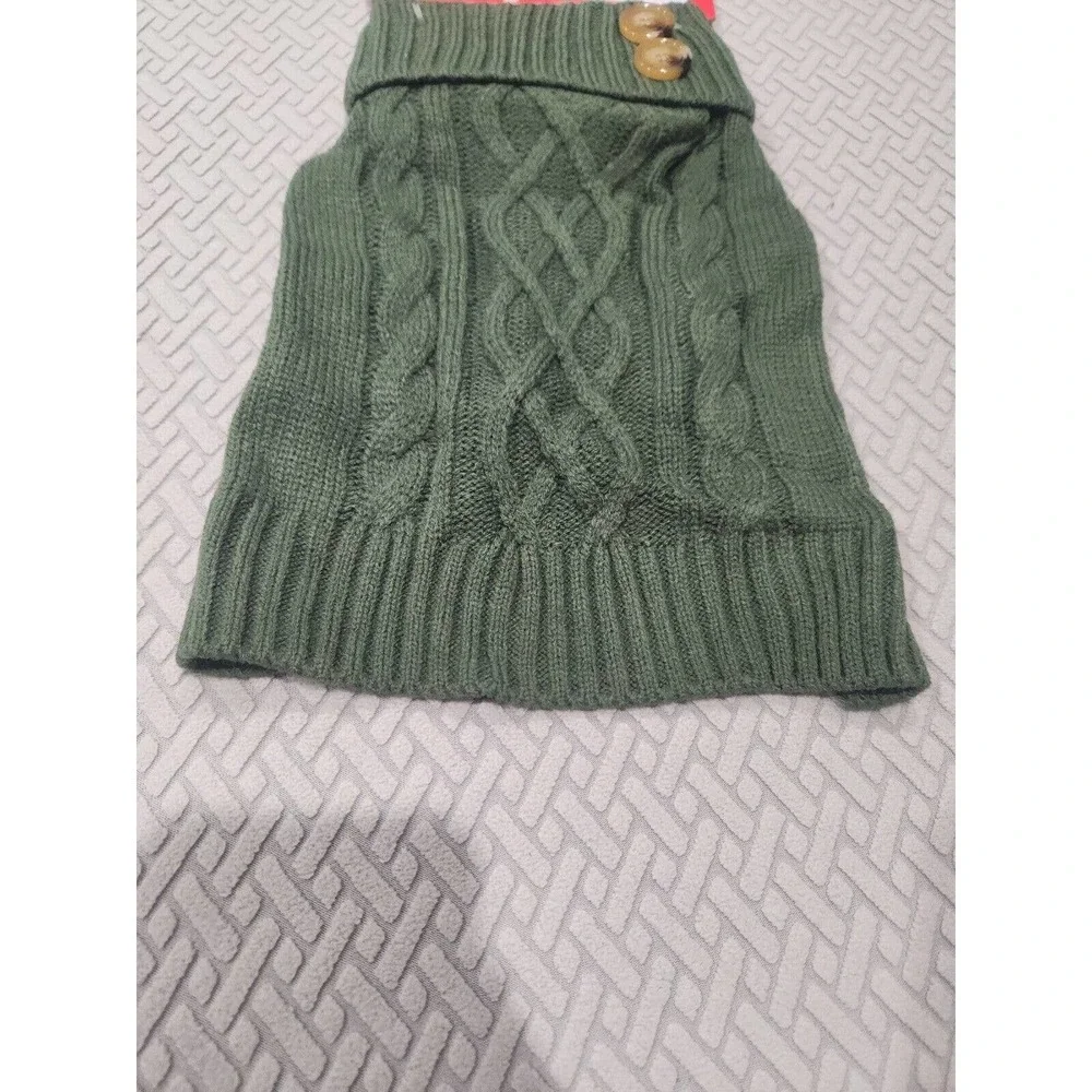 Pet Shoppe Holiday Dog Sweater Size‎ XS/Small Green 12-19pounds